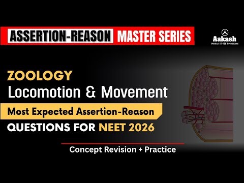 Locomotion and Movement | Zoology - Most Expected Assertion Reason Questions #neet2026