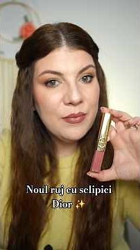 Noul Rouge Dior Forever Liquid Sequin Duo nuanța 420 Pink Star ✨️ #diorbeauty #diorlipstick #makeup