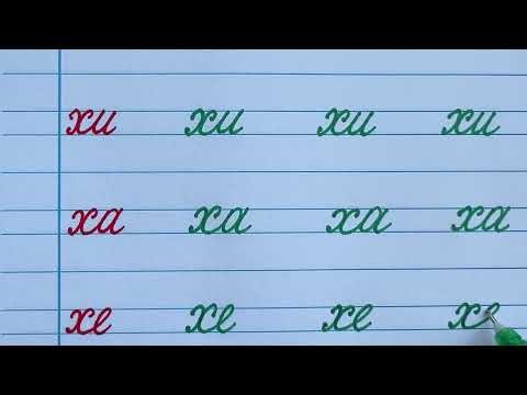 Cursive Handwriting Practice for Beginners | English Calligraphy Art Tutorial