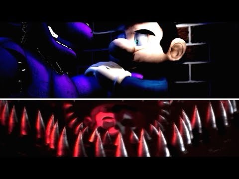 Mario in Animatronic Horror: The Nightmare Begins *NIGHT 1 JUMPSCARES*