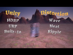 Unity Shader Graph - Distortion and Ripple Effect (URP, HDRP, Built-In)