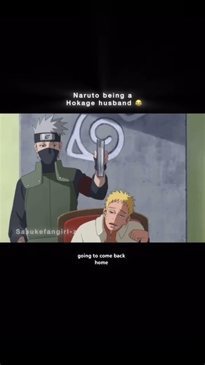Naruto after becoming a Hokage😂