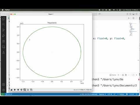 Problema de los 3 (o N) cuerpos con Euler en Python