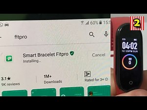 M4 Smart Band Fitpro App Download From Playstore Google And Time Setting How to Connect