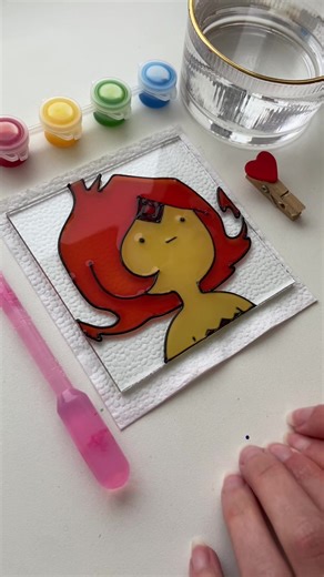 How to Draw Flame Princess from Adventure Time