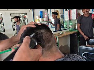 Indian man haircut series 117