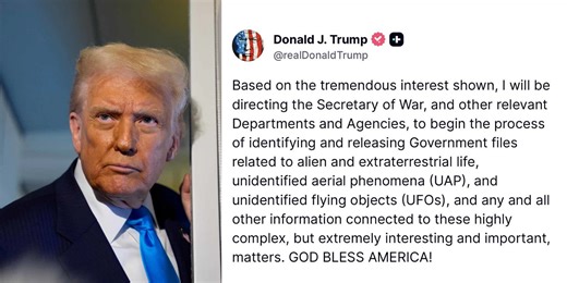 Trump Requests UFO Files After Obama’s Alien Comment
