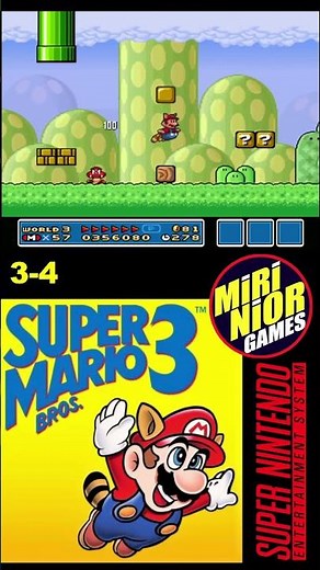SUPER MARIO BROS. 3 [3-4] #nes #snes #mario #gaming #retro #shorts