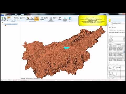 RS MINERVE - Visualization using the RS GIS tool