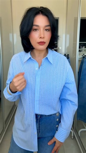 Instylecy.com on Instagram: "Wide jeans elastic last XS&L&X(from €36 now €26!!) Striped shirt last SM €24!!📲📲🛍️🛍️#instylecy #sendmessage #jeans #paphos #shopping"