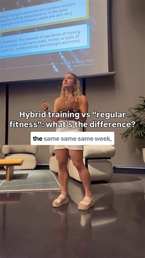7.1K views · 20 reactions | What exactly is hybrid training, and is...