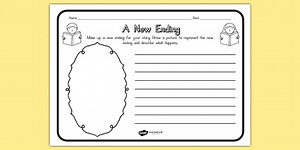 A New Ending Comprehension Worksheet