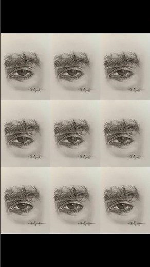 How to Draw a Realistic Male Eye | Pencil Sketching Tutorial | Sharing technique #artshorts #eyes