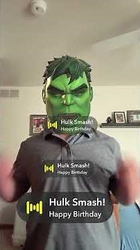 Hulk smash I feel like a monster song