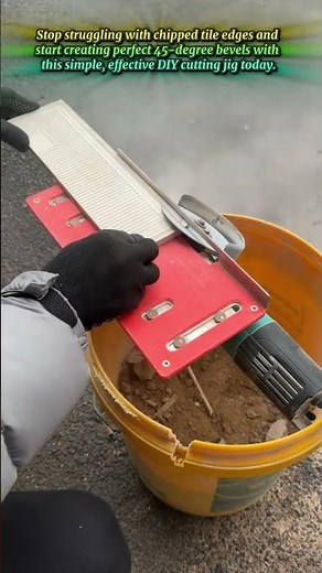 How To Get Perfect 45 Degree Tile Corner Cuts