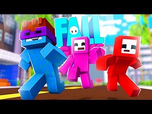 JOGANDO FALL GUYS NO MINECRAFT!! *incrível* ‹ DONAT3LO ›