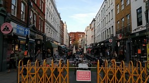 Walking in the heart of Soho