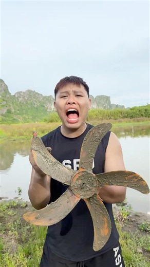 ヤバい…泥だらけの扇風機が新品みたいに！？#survival #camping #outdoorlife #bushcraft