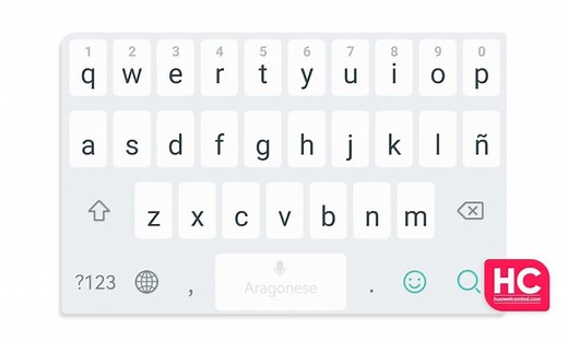 Huawei Celia Keyboard: How to change input language