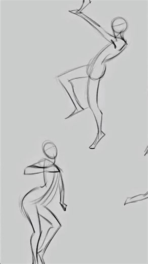 1 minute quick sketches #art #drawingprocess #artprocess #digitalart #fyp