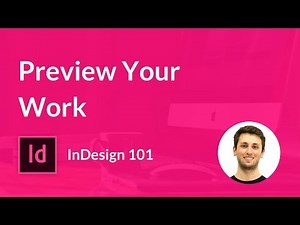 How to Preview your Work in Adobe InDesign