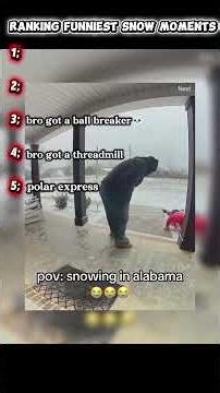 ranking funniest snow moments #snow #funniest #shorts