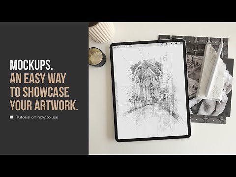iPad Photo Mockups | How to insert your image in Photoshop and in Procreate app