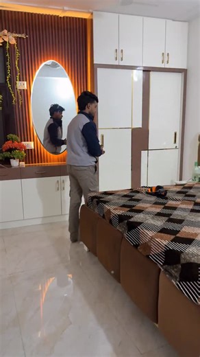 Ziya Shaikh on Instagram: "Option 1 (Premium Feel) Luxury Bedroom Interior 😍 | Premium Finish | Quality Guarantee"