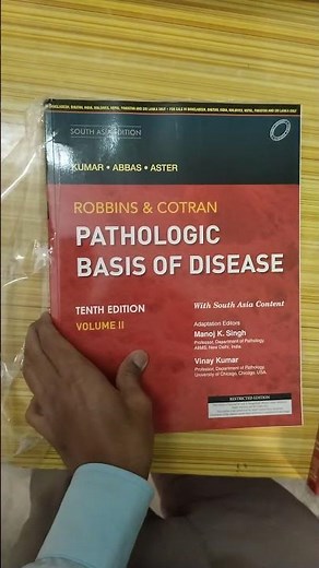 Robbins & Cotran Pathologic Basis Of Disease 10th edition | Dr. Abhimanyu Kumar | #pathology