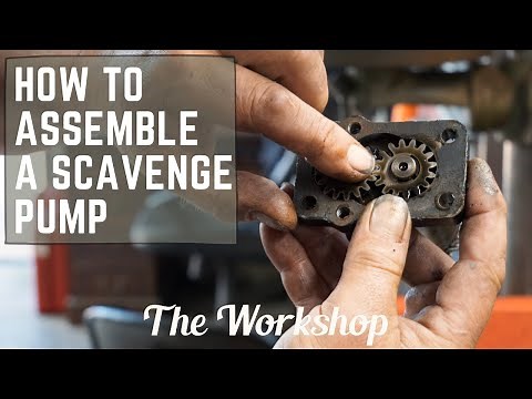 How to assemble a scavenger oil pump - 1945 Harley Davidson WLA / ep150