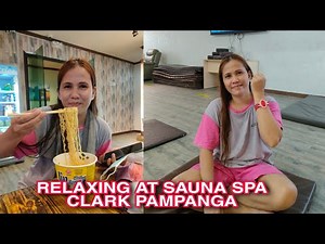 First time in Sauna / On Spa and Hotel Clark / Relaxing