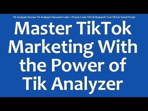 Tik Analyzer Review Tik Analyzer Discount Code + Promo Code TikTok Research Tool TikTok Trend Finder