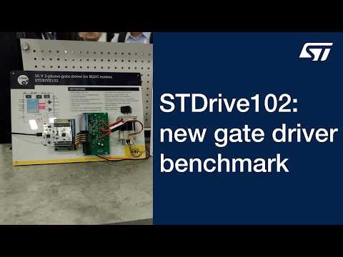 STDrive102 — the new benchmark in gate driver technology for 3-phase brushless motors