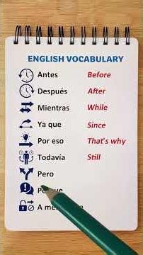 VOCABULARIO BÁSICO EN INGLÉS – APRENDE INGLÉS PARA PRINCIPIANTES 📖🇺🇸🤩 #ingles #aprenderingles