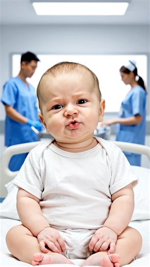 Peda hote hi baby ko nurse se pyar ho gya 🫣#comedy #funny #ai #baby #newborn