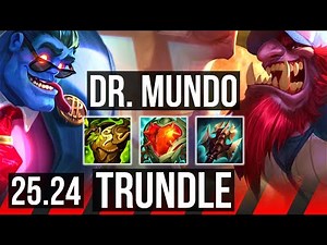 DR. MUNDO vs TRUNDLE (TOP) | 48K damage | EUW Master | 25.24