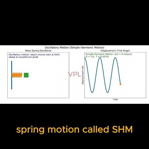 Mass-Spring System Explained | Simple Harmonic Motion (SHM) Visualized 🎯 #physicsshorts #education