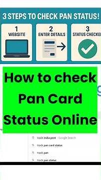 How to Check PAN Card Status Online | Track NSDL PAN Card Application