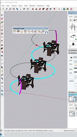 Parametric Curved Design in SketchUp!