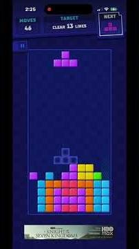 Tetris Level 17 clean #gameplay #tetris clearing a big messy base