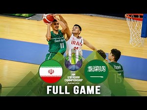 Iran v Saudi Arabia |Full Basketball Game | FIBA U16 Asian Championship 2023