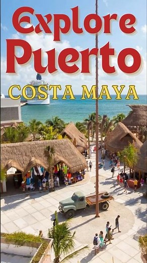 Exploring Puerto Costa Maya Terminal | Cruise Port Walkthrough #TravelShorts #CruiseLife
