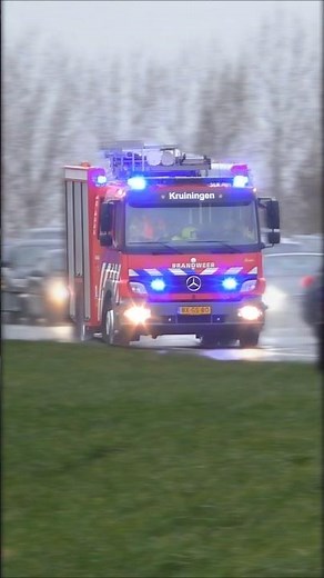 Brandweer Kruiningen met spoed naar ernstig ongeval A58! 🚒🚨 #Brandweer #A58 #Shorts