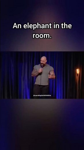 “Elephant in the Room” Meaning 😂 | Learn English Through Comedy #shorts