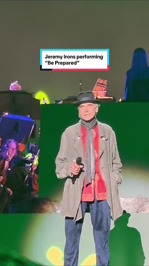 Oscar, Emmy, and Golden Globe winner Jeremy Irons performed “Be Prepared”!! So good! #fyp #lionking #beprepared #hollywoodbowl #jeremyirons