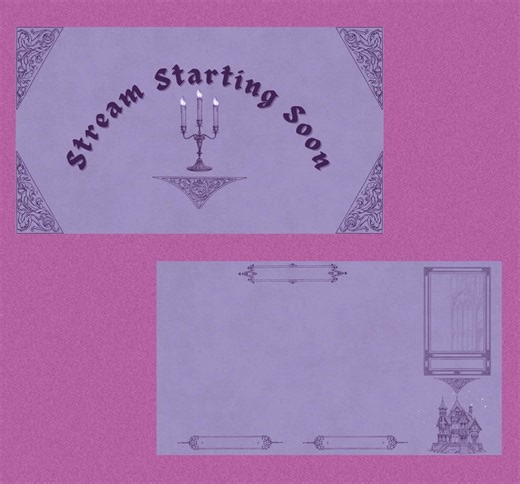 Gothic Animated Stream Overlay - Etsy