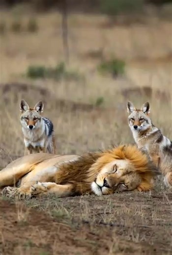 The Relationship Between Lions and Jackals