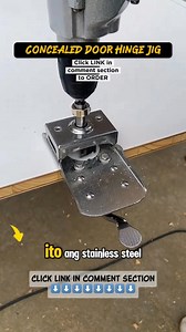 73K views · 276 reactions | [uywovvs] Hinge Hole Opener Hinge Boring Hole Saws Fast And Clean Chip Removal Locking Dowel Cabinet Jig for Particle Board #fbreels2025ツ #reelsfbシ #fbreels #reelsfypシ | Bardagulan TV | Facebook