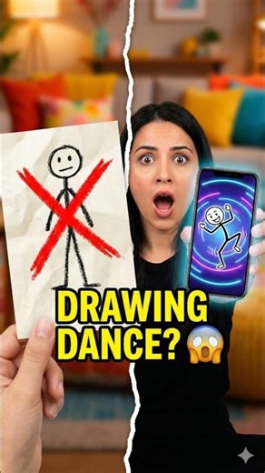 Drawing Dance Aaduma? 🕺 AI Magic in Tamil 😱 #Shorts