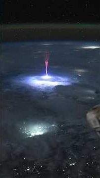 What’s That Red Flash Above the Storm?